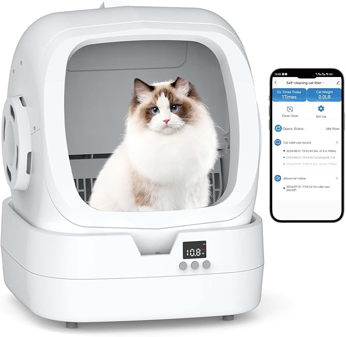 Mintakawa Automatic Cat Litter Box Self Cleaning by Mintakawa