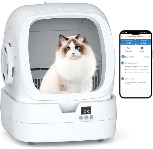 Mintakawa Automatic Cat Litter Box Self Cleaning by Mintakawa