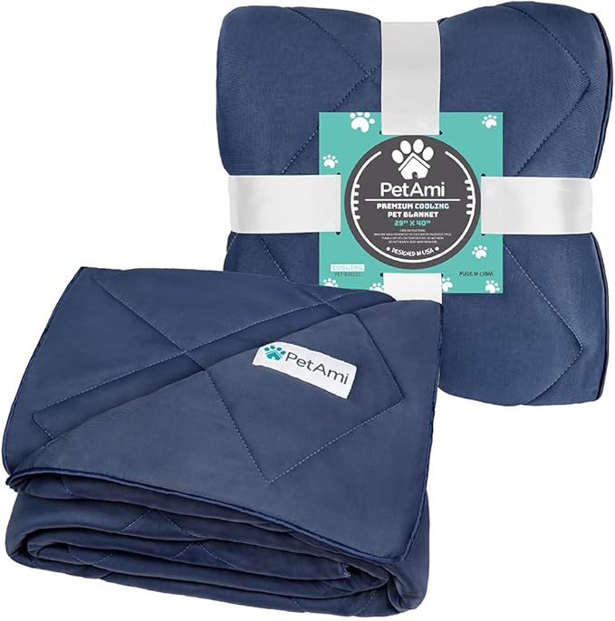 PetAmi Premium Cooling Dog Blanket | Lightweight Fluffy Pet Throw Blanket Bed - Image 6