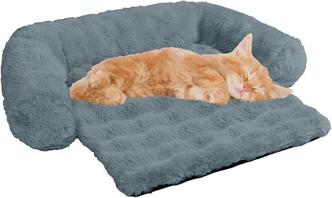 GGIB Dog Couch Cover Calming Plush Dog Bed Mat by GGIB