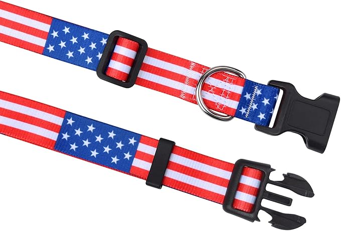 Mihqy American Flag Dog Collar - Image 5