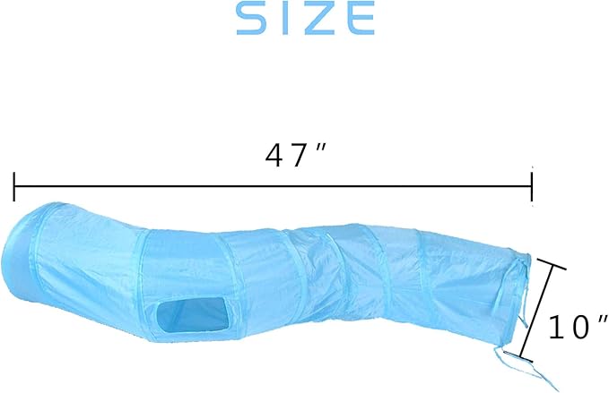 iCAGY Cat Tunnel for Indoor Cats Interactive, Rabbit Tunnel Toys, Pet Toys Play - Image 4