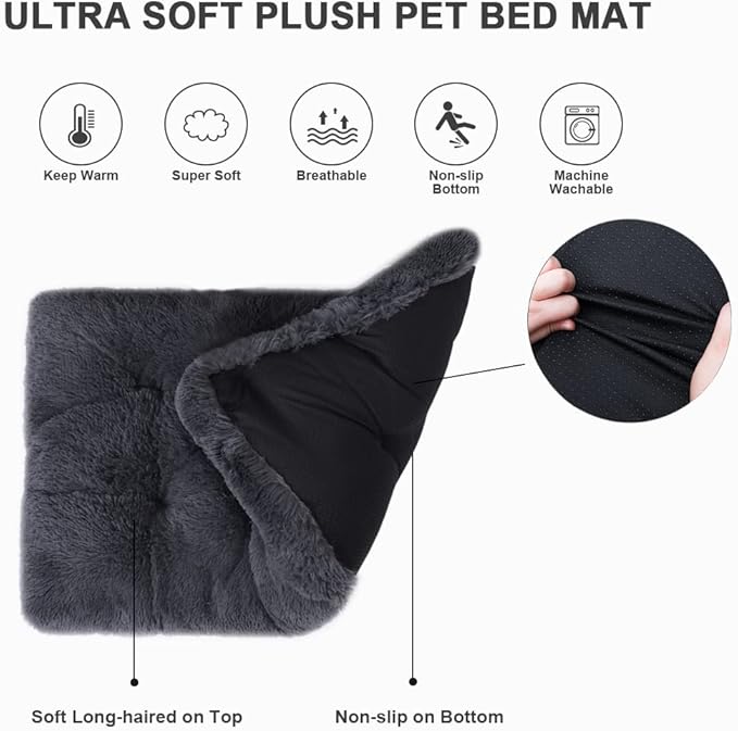 Vonabem Large Dog Bed Crate Pad 36 inch, Washable Crate Bed - Image 5