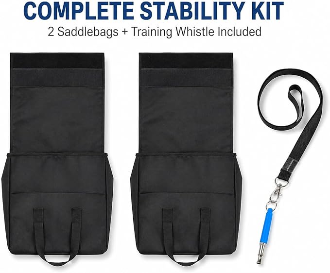 IRSTBL Dog Agility Tunnel Saddlebags – Set of 2 Waterproof Sandbag Weights - Image 2