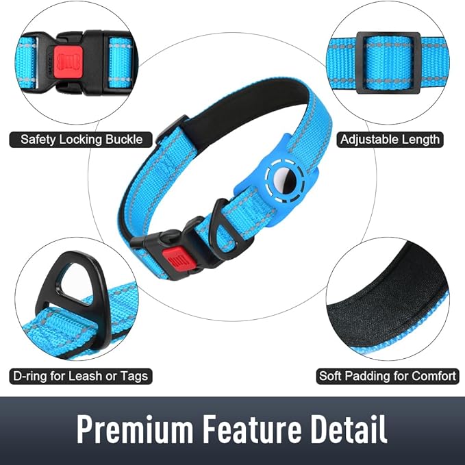 AirTag Dog Collar with AirTag Holder Compatible - Image 5