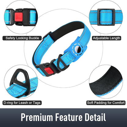 AirTag Dog Collar with AirTag Holder Compatible - Image 5