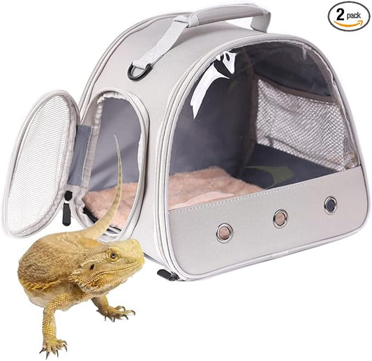 Bearded Dragon Carrier, Lizards Carrier, Small Animal Travel Carrier by WEVONIGU