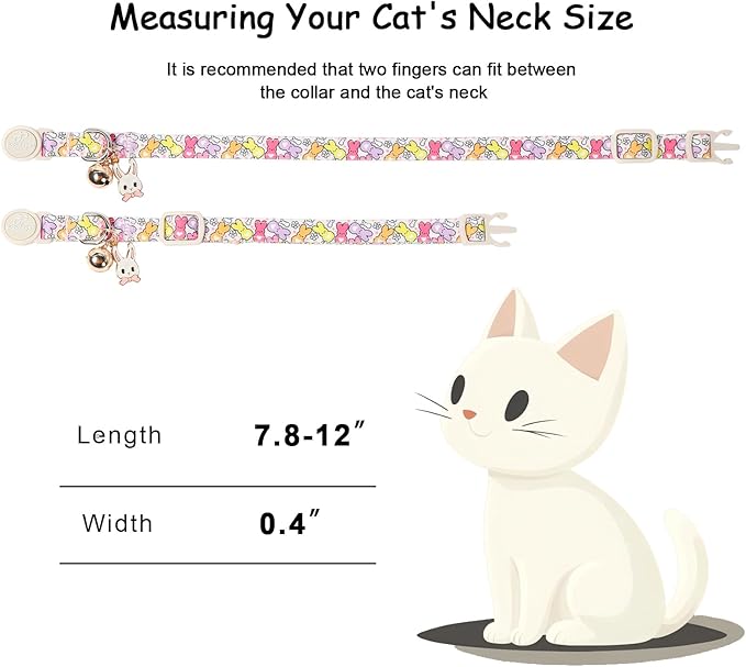 2 Pack Easter Cat Collars - Image 4