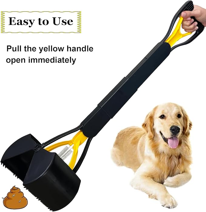 ienjoyed Dog Pooper Scooper for Large Medium & Small Dogs Heavy Duty, Long - Image 6
