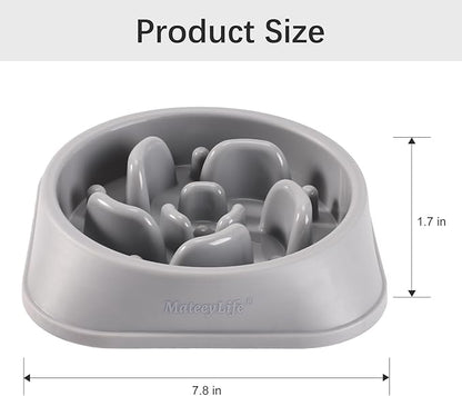 MateeyLife Slow Feeder Dog Bowls, Anti-Choking Puzzle Dog Food Bowls, Anti-Slip - Image 3