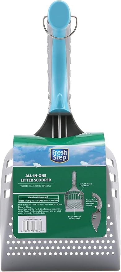 Fresh Step All in One Cat Litter Scoop, Deep Shovel - Image 7