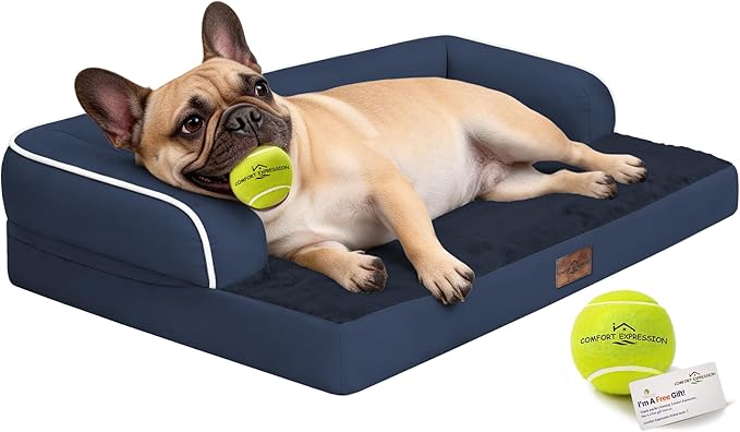 Comfort Expression Memory Foam Large Dog Bed Orthopedic -Washable Dog Beds by ComfortExpression