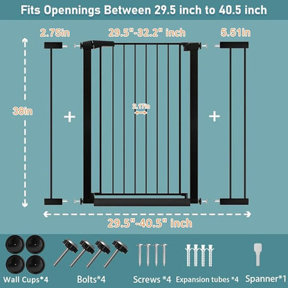 Fairy Baby 38" Extra Tall Baby Gate - Image 2