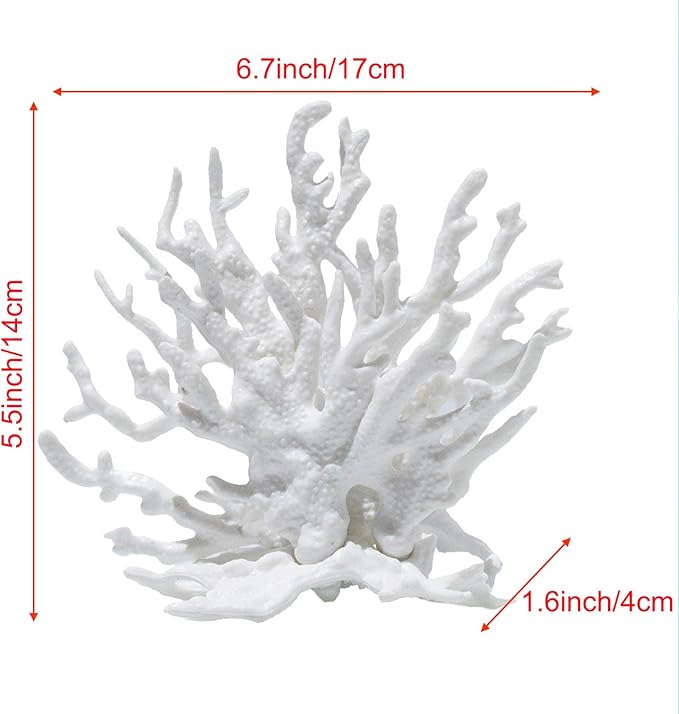 Besimple Artificial Aquarium Coral Ornament Plastic Fish Tank Plants Decoration - Image 6