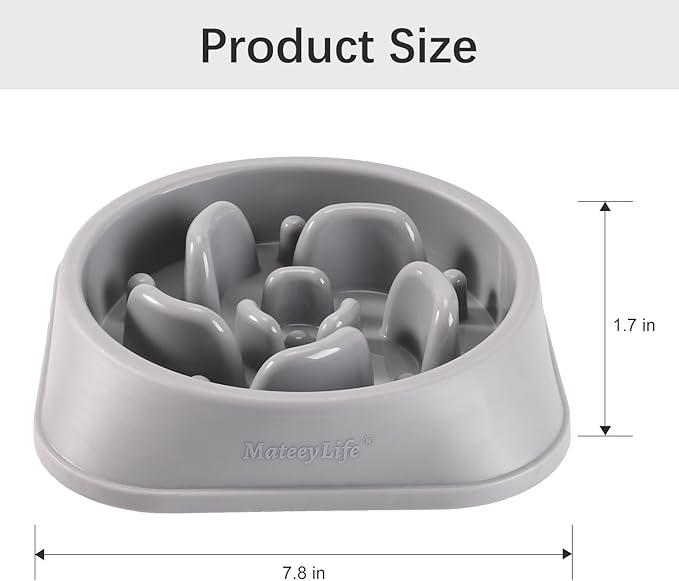 MateeyLife Slow Feeder Dog Bowls 2PCS, Anti-Choking Puzzle Dog Food Bowls - Image 3