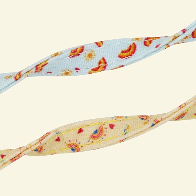 Cat Collars for Girl Cats & Boys, 2 Pack Soft Cotton Breakaway Collar - Image 5