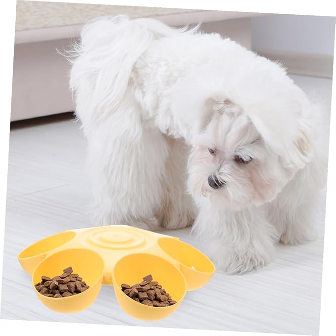 TOYANDONA 2pcs Flower Petal Shaped Pet Feeding Bowls - Image 7