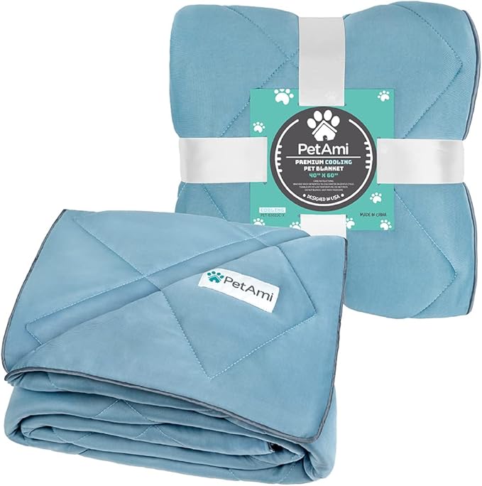 PetAmi Premium Cooling Dog Blanket | Lightweight Fluffy Pet Throw Blanket Bed - Image 6