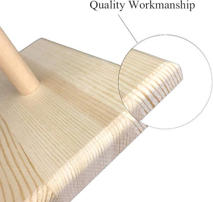 LINSHRY Bird Training Stand, Portable Tabletop Bird Perch Spin Training Perch - Image 3