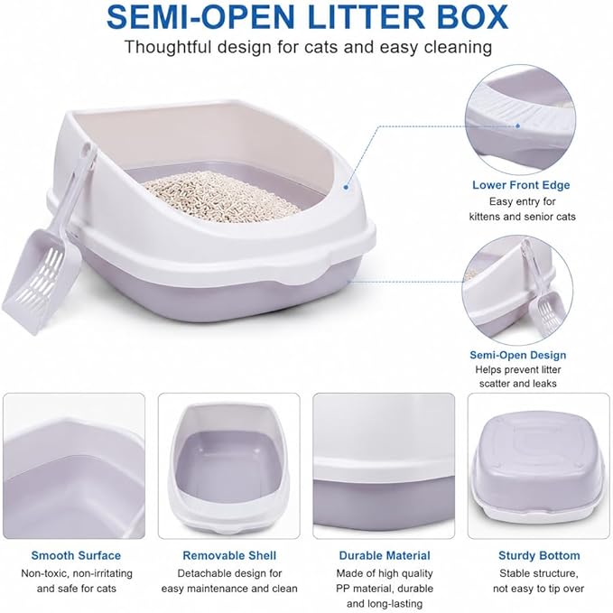 All in One Kitten Starter Kit, Cat Litter Box Set - Image 4
