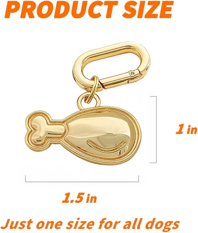 Dogs ID Tags Personalized Double Sided Deep Engraved Cat & Dog Collar Charm - Image 6
