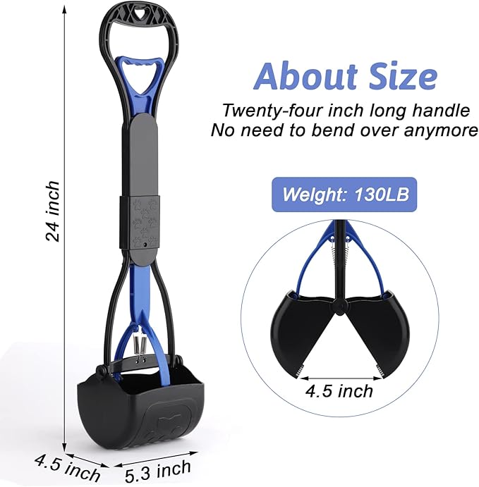 Non-Breakable Pooper Scooper for Dogs and Cats - Image 2