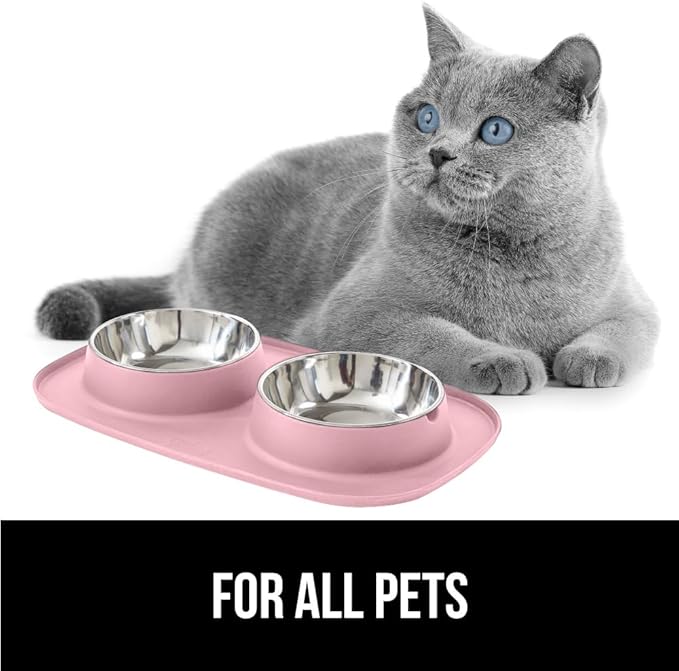 GORILLA GRIP Feeding Mat Bowl Set, 100% Waterproof BPA Free Silicone Base - Image 8
