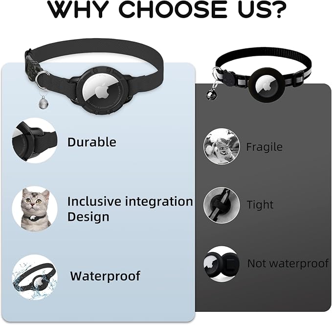 AirTag Cat Collars, Stretchy Collar - Image 7
