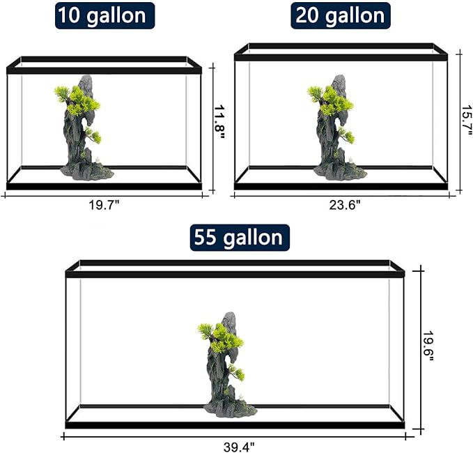 Tall Aquarium Mountain View Stone Decorations Aquarium Ornament Rock Cave - Image 4