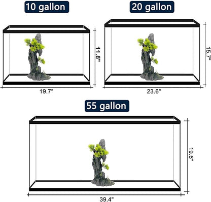 Tall Aquarium Mountain View Stone Decorations Aquarium Ornament Rock Cave - Image 4