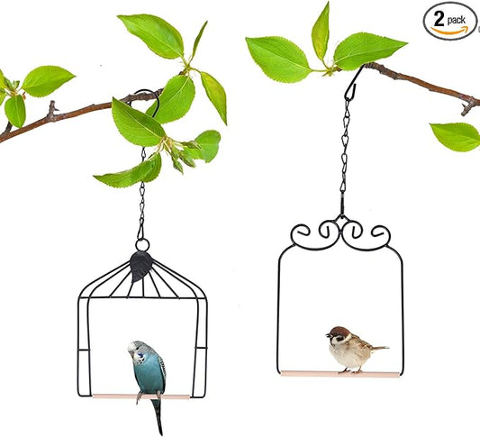Hummingbird Feeders Bird Swing Metal Frame by MIXXIDEA