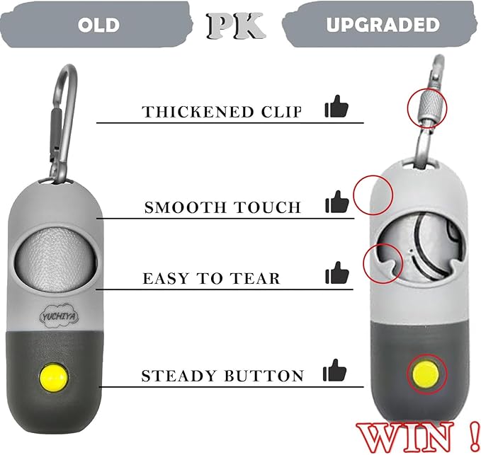 Dog Poop Bags Holder with LED Flashlight|Pet Waste Bags Dispenser - Image 2