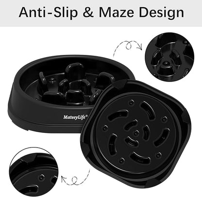 MateeyLife Small Slow Feeder Cat Bowls, Anti-Choking Puzzle Cat Food Bowls - Image 4