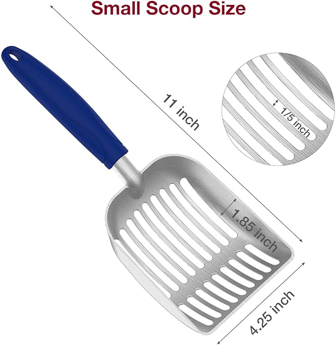 Cat Litter Scoop, Kitty Metal Scooper, Aluminum Alloy Sifter, Kitten Pooper - Image 8