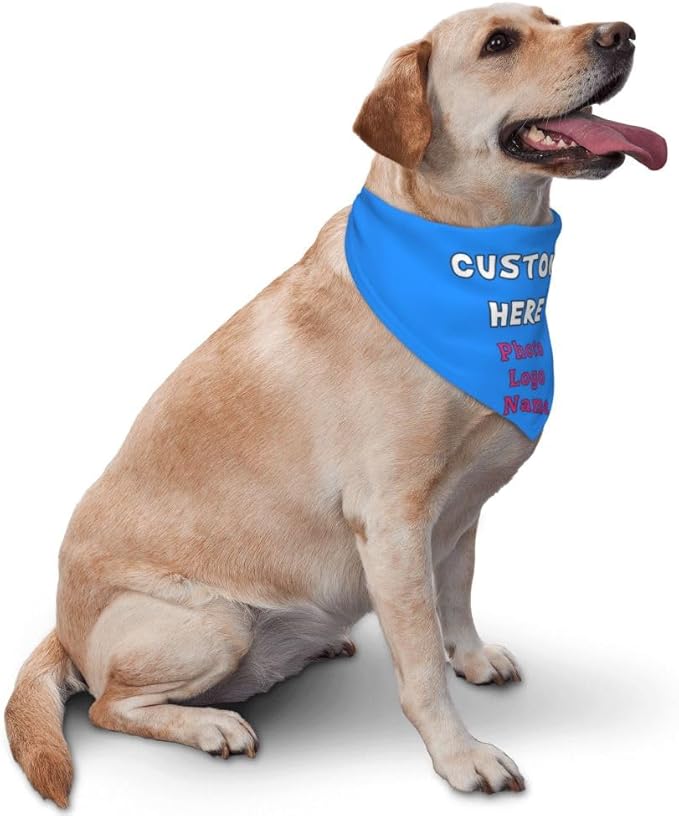 Custom Pet Scarf Dog Bandana - Image 2