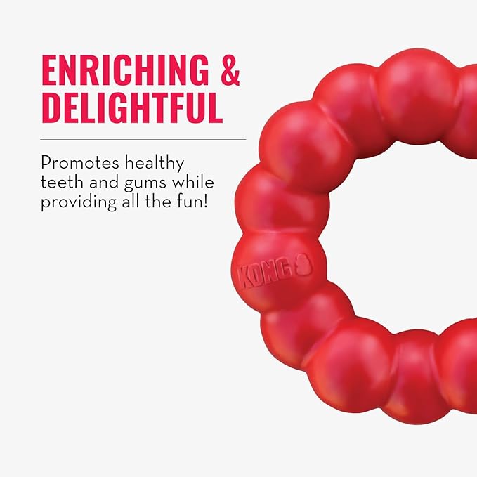 KONG Ring - Natural Rubber Ring Toy - Image 7