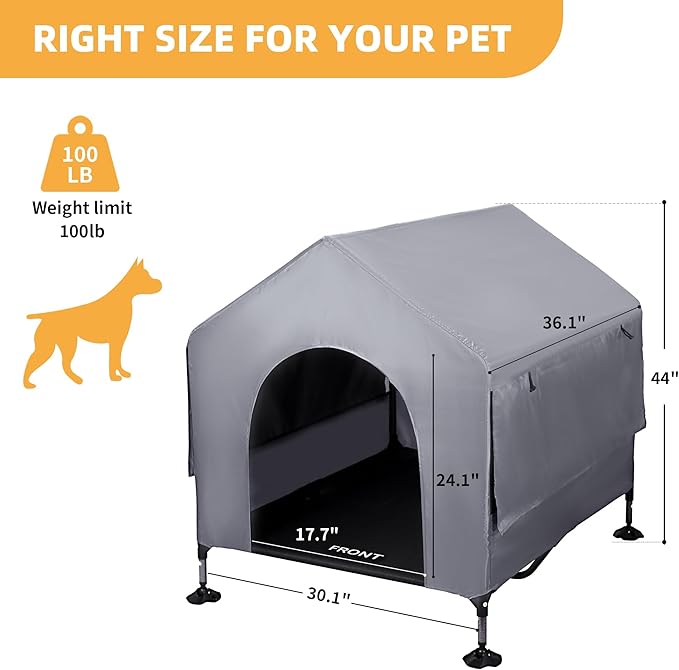 36" Dog House Outdoor Indoor - Image 4