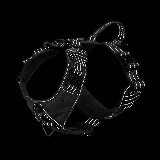 ICEFANG Dog Strap Harness with 4 x Metal Buckles, - Image 3
