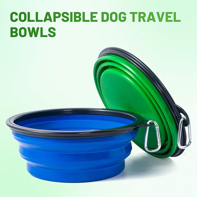 Extra Large Dog Bowl Pet Collapsible Bowls, 2 Pack Collapsible Dog Water Bowls - Image 4