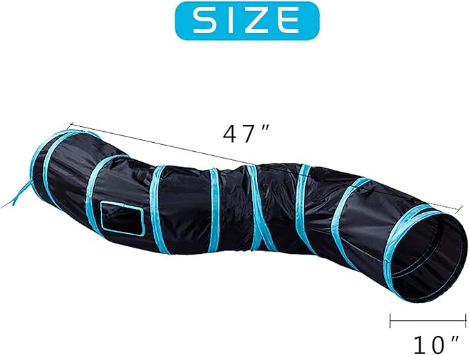 iCAGY Cat Tunnel for Indoor Cats Interactive, Rabbit Tunnel Toys, Pet Toys Play - Image 4