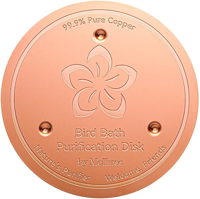 Mellbree Bird Bath Copper Disc, 0.6mm 99.99% Pure Copper by Mellbree