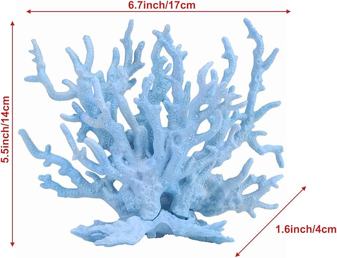 Besimple Artificial Aquarium Coral Ornament Plastic Fish Tank Plants Decoration - Image 2
