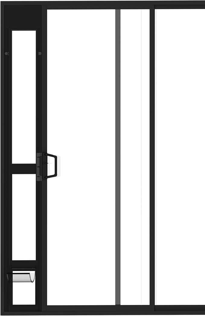 Hakuna Pets Black Glass Patio Pet Door by HakunaPets