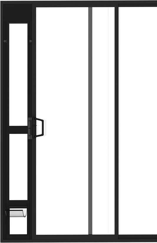 Hakuna Pets Black Glass Patio Pet Door by HakunaPets