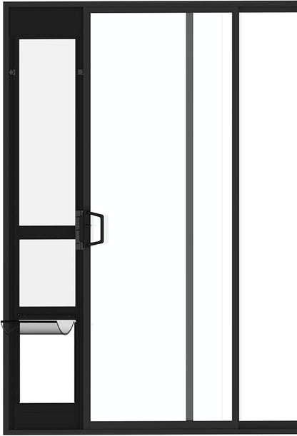 Hakuna Pets Black Glass Patio Pet Door by HakunaPets
