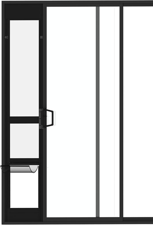 Hakuna Pets Black Glass Patio Pet Door by HakunaPets