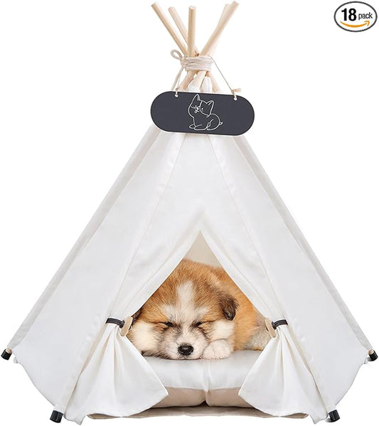 Pet Teepee Tent for Dogs & Cats Dog Bed by Mooipet