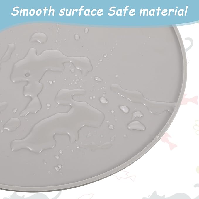 Silicone Pet Food Mat, Waterproof Nonslip Feeding Bowl Mat - Image 3