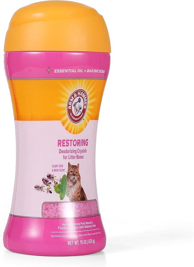 Arm & Hammer Restoring Cat Litter Box Deodorizing Crystals, Litter Deodorizer - Image 7