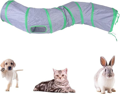 iCAGY Cat Tunnel for Indoor Cats Interactive, Rabbit Tunnel Toys, Pet Toys Play - Image 3